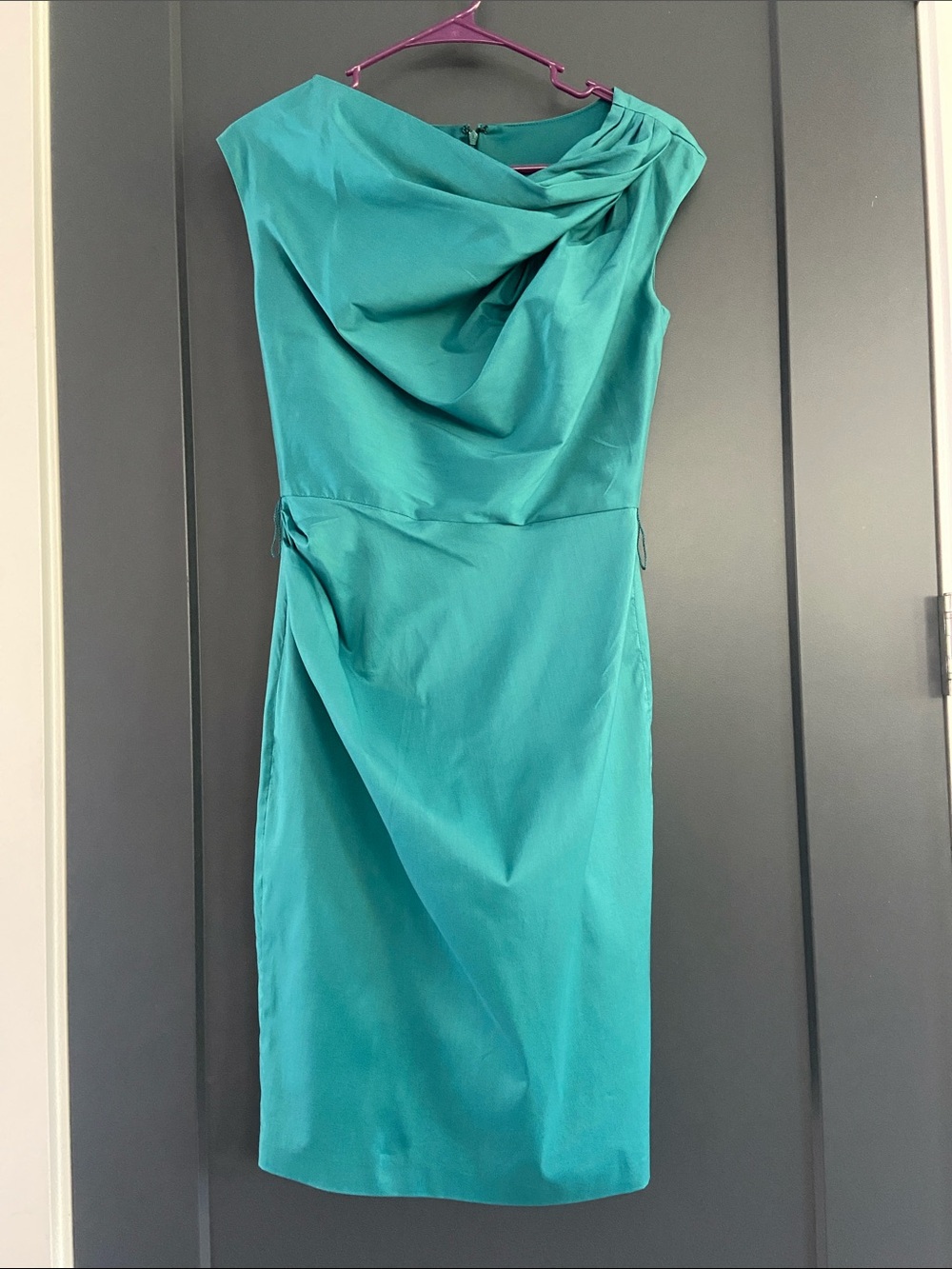 Suzi Chin for Maggy Boutique Draped Sheath Dress